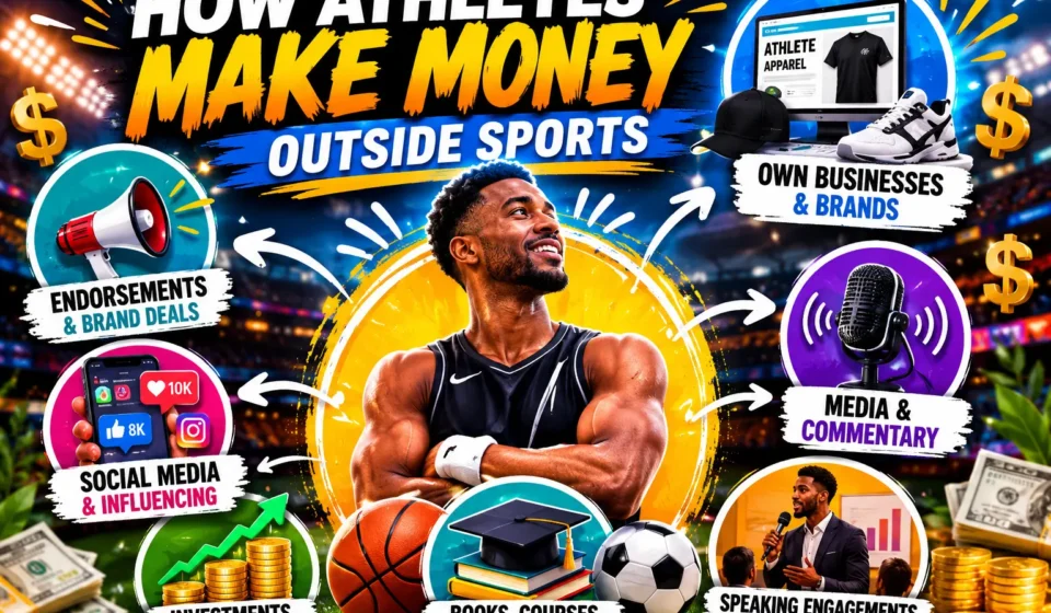 Amazing Ways How Athletes Make Money Outside Sports in USA 2026 How Athletes Make Money Outside Sports