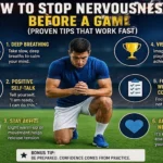 How to Stop Nervousness Before a Game Proven Tips That Work Fast
