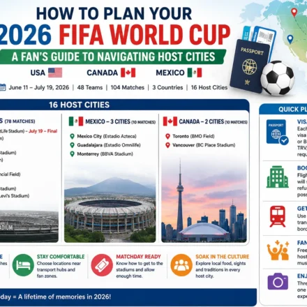 How to Travel to 2026 World Cup Host Cities