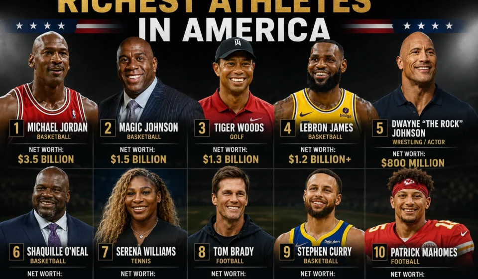 Richest Athletes in America (2026 Update): Who Tops the List? Richest Athletes in America