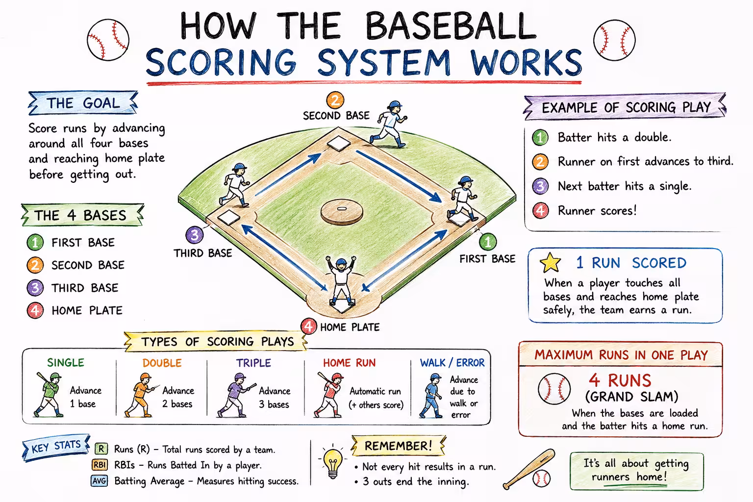 How the Baseball Scoring System Works