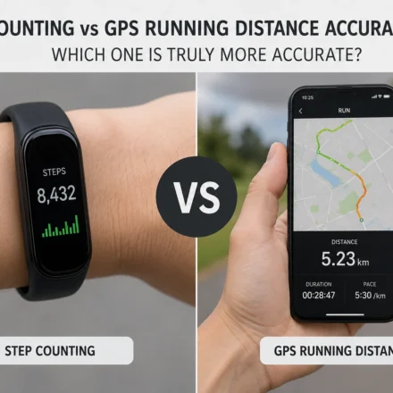 step counting vs GPS running distance accuracy