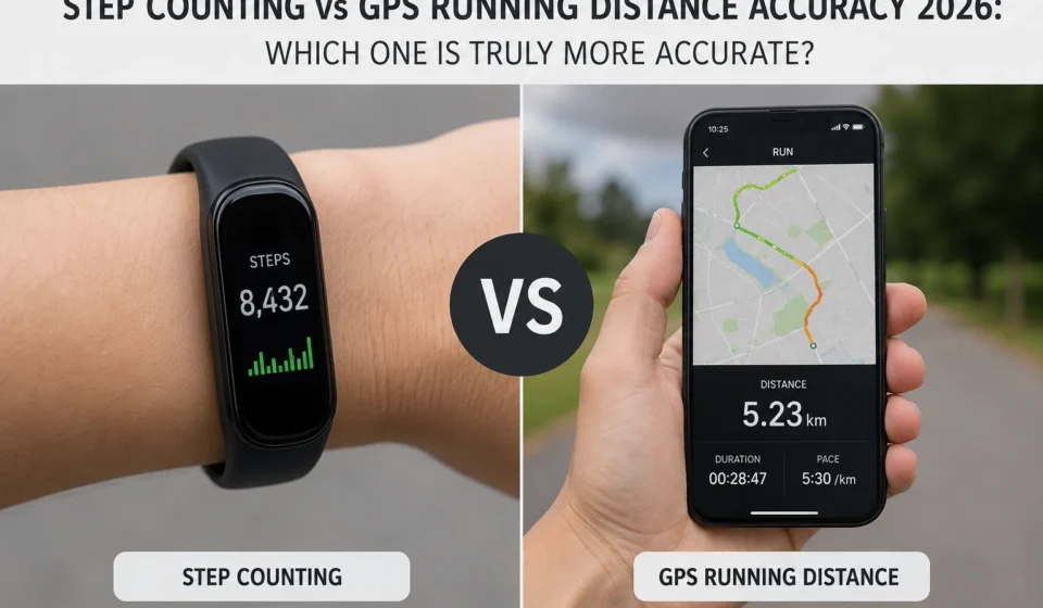 step counting vs GPS running distance accuracy