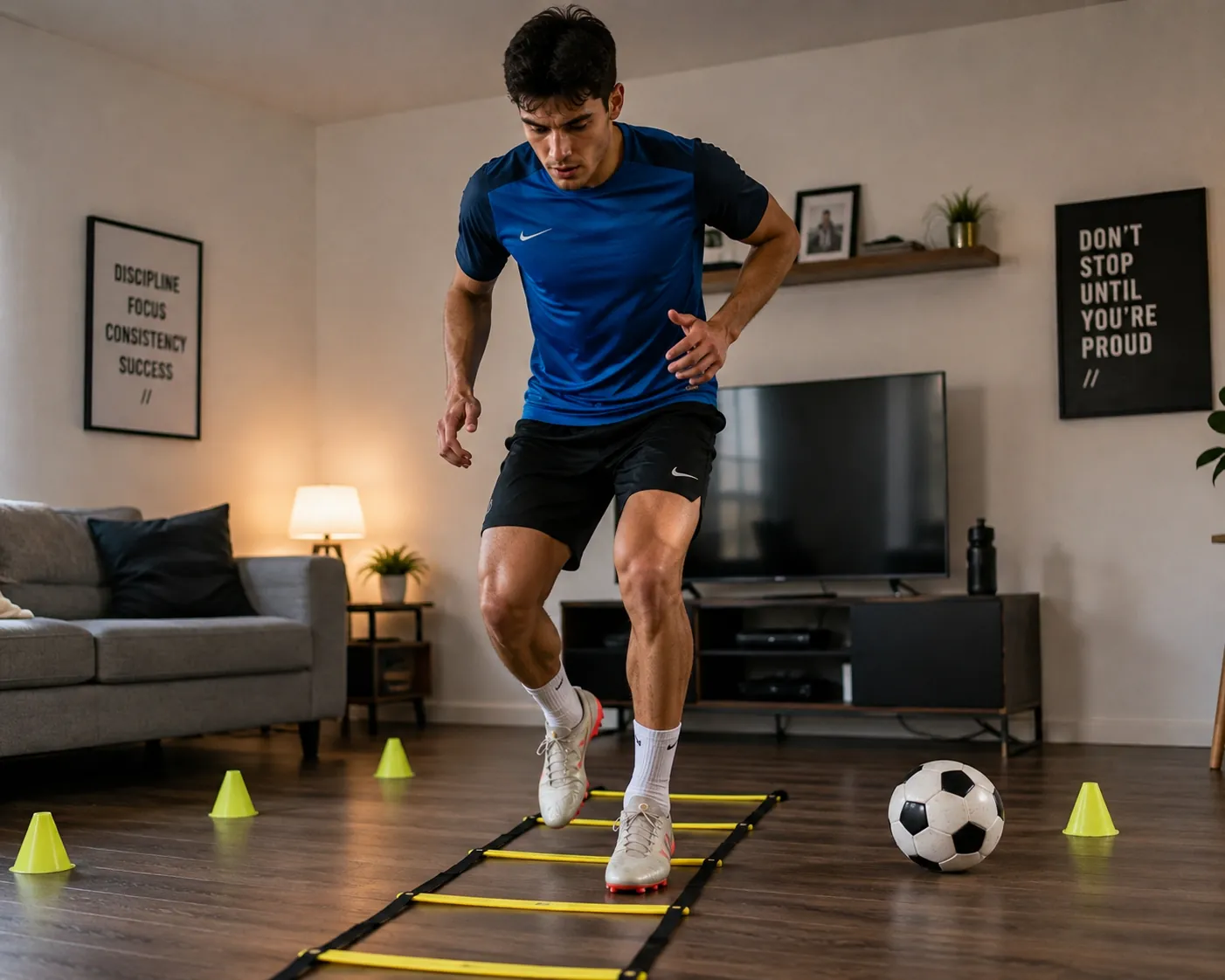How to Train Soccer in Your Room Without Making Noise